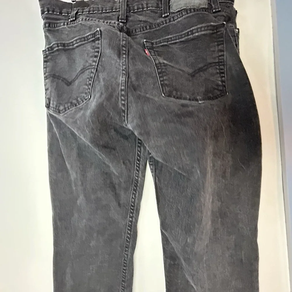 Levi's 502 Denim Black Jeans 38X30‎ Mens